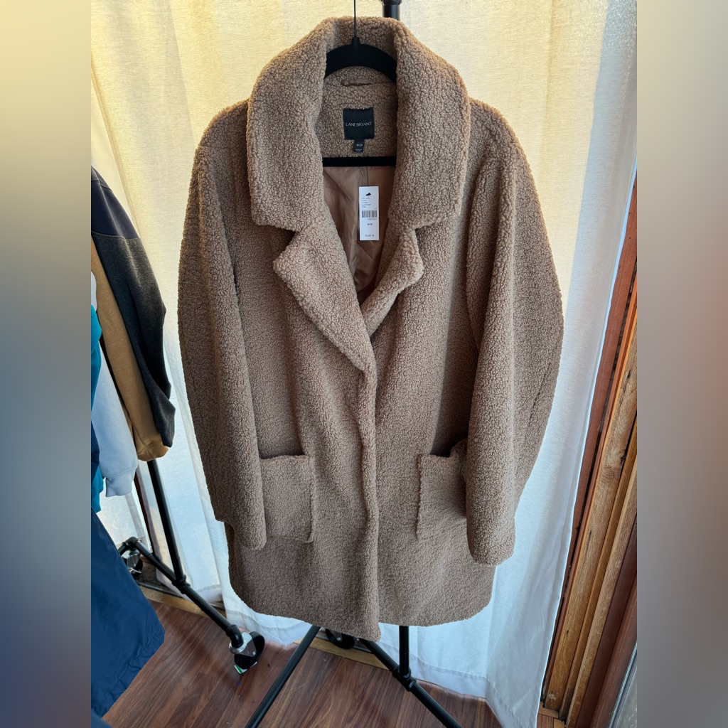 Brand New Lane Bryant Teddy Coat